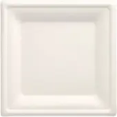 Papstar 50 Teller, Zuckerrohr "pure" eckig 20 cm x 20 cm weiss