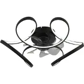 Globo Deckenventilator Leonhard schwarz LED