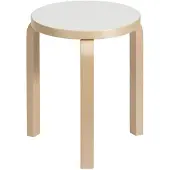 Artek - 60 Hocker, Laminat, weiß