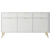NADUVI Collection Sideboard ¦ weiß ¦ Maße (cm): B: 163,5 H: 83,6
