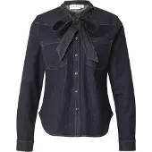 Comma Blouses Blue Denim Größe: 38 | Business hemden Outlet | Damen | Blau