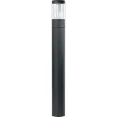 Ledvance Modern 90cm 12W, Wandbeleuchtung für den Außenbereich, Dunkles Grau, Aluminium, Polycarbonat (PC), IP54, Fassade, Garten, Rasen, I
