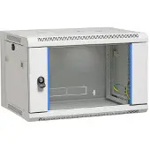 EFB Elektronik 19" Wandgehäuse Flat Pack 6HE, Tiefe 450 mm, grau