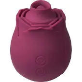 Skins Rose Flutterz - wiederaufladbarer Klitorisstimulator (lila)