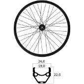 Mvtek E-bike 26´´ Tubeless Mtb Vorderrad
