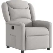 vidaXL Relaxsessel Wolkengrau Stoff