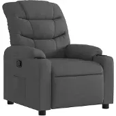 vidaXL Relaxsessel Dunkelgrau Stoff