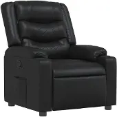 vidaXL Relaxsessel Schwarz Kunstleder