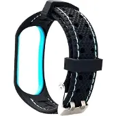 Beline pasek Sport Mi Band 7 czarno-niebieski black/blue