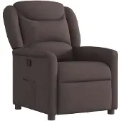 vidaXL Relaxsessel Dunkelbraun Stoff