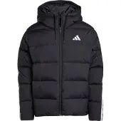 Adidas Daunenjacke mit Kapuze Essentials 3-Stripes