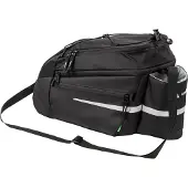 Vaude Bike Silkroad L, Hinten, Fahrradtasche, Polyamid, Polyurethan, Schwarz, 11 l, 220 mm