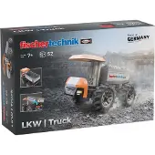 Fischertechnik STEM-Kit Baustellen-LKW zum Zusammenbauen und Bewegen,