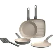 Berghoff Topf-Set Antihaft mit Spatel Leo Line (4-teilig)