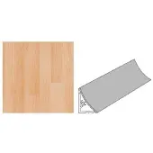 GetaLit Wandanschlußsystem Plus 300 cm, 20 x 30 mm, Buche