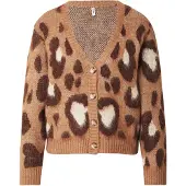 ONLY Strickjacke Edelie 15353090 Braun Regular Fit