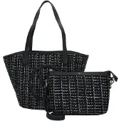 Valentino Elegante Schwarze Damentasche mit Karabinerhaken & Reißverschluss