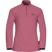 Jack Wolfskin Pullover Taunus Half Zip Damen Raspberry-M