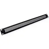 Value 19-Zoll-Belüftungs-Frontplatte 1 HE, schwarz