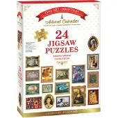Eurographics Kunst Adventskalender Puzzle - 24x50 Teile Weihnachten