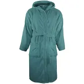 The One Towelling - Morgenmantel für Herren/Damen Unisex, mit Kapuze (Benzin)