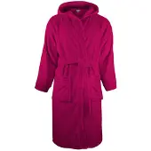 The One Towelling - Morgenmantel für Herren/Damen Unisex, mit Kapuze (Magenta)