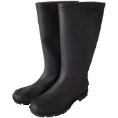 Car Mel Shoes Schwarze Gummistiefel, hoher Schaft, wasserdicht, rutschfeste Sohle, Spatenschutz, Gr. 45