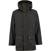 Barbour für Herren. MWX2494 Parka Bedale Wax olivgrün (XXL), Lässig, Baumwolle