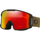 Oakley - Skibrille - Line Miner L Army Green Corduroy Prizm Torch - Braun