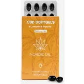 Nordic Oil CBD Softgels (960mg) mit Curcumin 59 g Kapseln