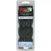 Pawz - Rubber Dog Boots - XXXS - Black - 12 pcs