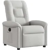 vidaXL Relaxsessel Wolkengrau Stoff