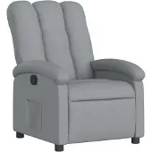 vidaXL Relaxsessel Hellgrau Stoff
