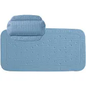 Kleine wolke Wanneneinlage-Set Calypso 2-teilig, krokusblau GLO782112129