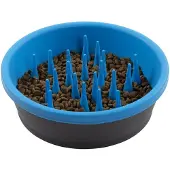 Dexas Slowfeeder 20 x 20 x 7 cm Silikon blau