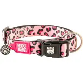 Max&Molly Smart ID Halsband - Leopard Pink - L