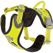 Hurtta Weekend Warrior Geschirr neon gelb 40-45 cm
