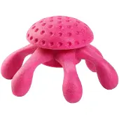 Kiwi Hunde-Spielzeug Octopus Rosa, S, 13 x 13 x 7 cm