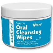 Vetfood MAXI/GUARD Oral Cleansing Wipes pies i kot 100 chusteczek
