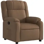 vidaXL Relaxsessel Braun Stoff