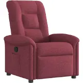 vidaXL Relaxsessel Weinrot Stoff