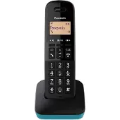 Panasonic KX-TGB610JT, Analoges/DECT-Telefon, Kabelloses Mobilteil, 50 Eintragungen, Anrufer-Identifikation, Schwarz, Blau