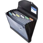 Rapesco F„chermappe Designer, DIN A4+, 7 F„cher, blau