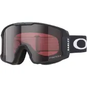Oakley - Skibrille - Line Miner M Matte Black Prizm Garnet aus Silikon - schwarz