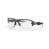 Oakley - Photochromatische Sonnenbrillen - Flak 2.0 XL Steel Clear 50% Black Irid Photo - schwarz
