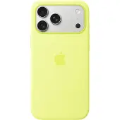 Apple Original iPhone 17 Pro Max Hülle - Silikon - Backcover/Soft Case - Gelb