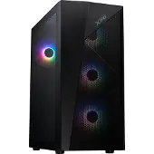 ADATA XPG LANDER 500, Midi Tower, PC, Schwarz, ATX, micro ATX, Mini-ITX, SPCC, Gehärtetes Glas, Gaming