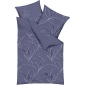 Kaeppel Bettwäsche "Organic", blau, B/L: 135cm x 200cm, 1 Stk., 1 Stk., Mako-Satin, B/L: 80cm x 80cm, 2 Stk., Mako-Satin, Obermaterial: 100% Baumwolle, Bettwäsche, Bettwäsche