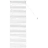 vidaXL Balkenjalousien Weiß 130 x 45 cm Aluminium