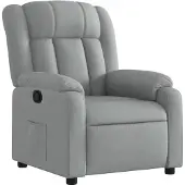 vidaXL Relaxsessel Hellgrau Stoff